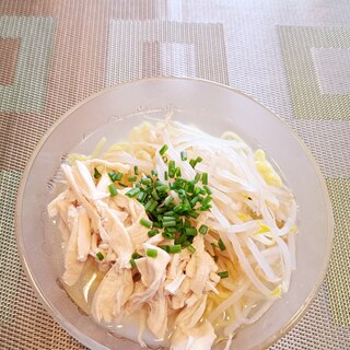 さっぱり食べたい！冷たい塩ラーメン